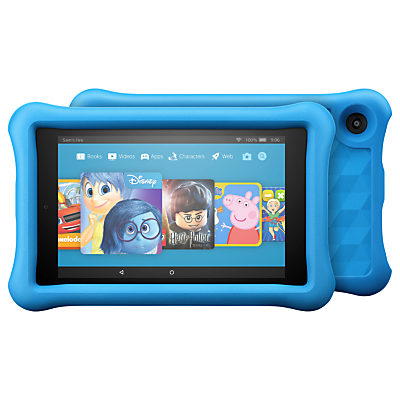Amazon Fire HD 8 Kids Edition Tablet with Kid-Proof Case, Quad-core, Fire OS, Wi-Fi, 32GB, 8 Blue Amazon Fire HD 8 Kids Edition Tablet with Kid-Proof Case, Quad-core, Fire OS, Wi-Fi, 32GB, 8 Blue